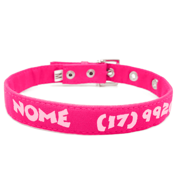 Coleira Royal - Pink
