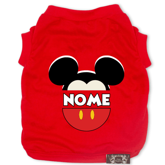 Camiseta Magic Mouse Dreams - Vermelho