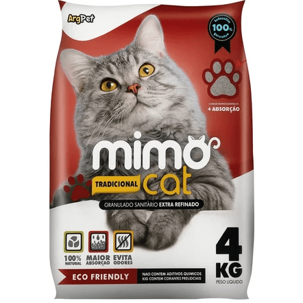 Areia MimoCat - Pacote de 4 kg