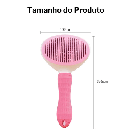 Kit 4 Peças - Escova: 19,5 x 10,5 cm