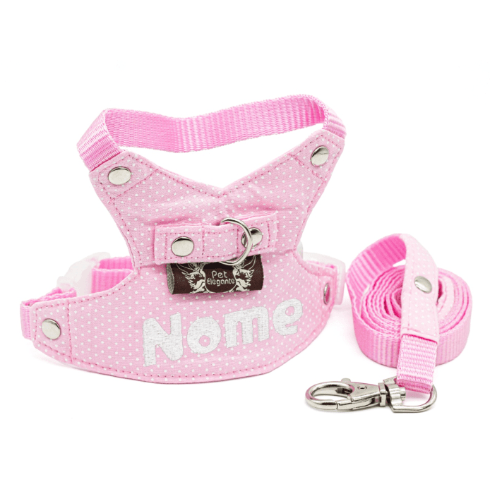 Peitoral Bulba - Personalizado com Nome - Rosa Claro
