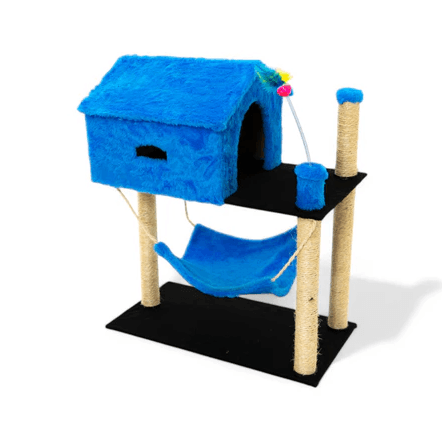 Arranhador Casinha - Azul