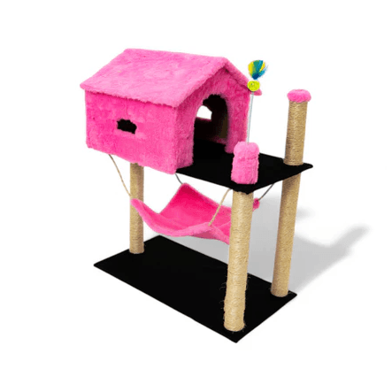 Arranhador Casinha - Rosa