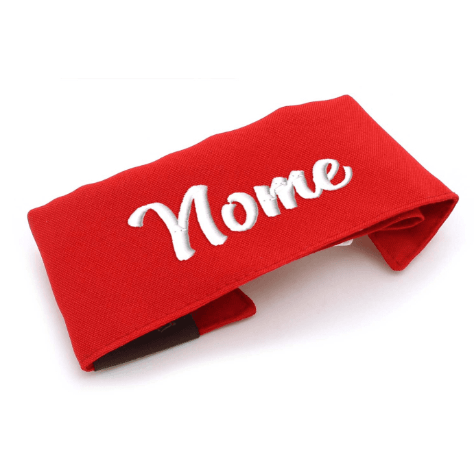 Colarinho com Gravata Borboleta Classic - Personalizado - Vermelho