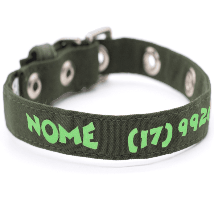 Coleira Royal - Verde Militar
