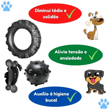 Kit Pneu Bola Osso - Benefícios