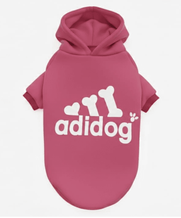 Roupa com Capuz para Cães - Rosa