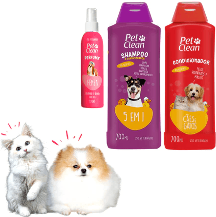 Kit Pet Clean - Para cães e gatos