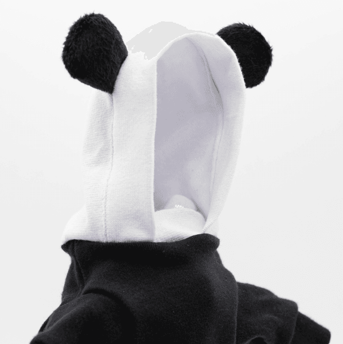 Casaco Pandinha com Capuz - Personalizado