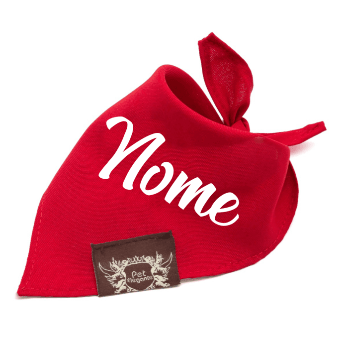 Bandana Lieve - Personalizada - Vermelho