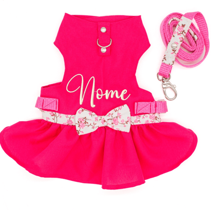 Vestido Soraia com Laço - Pink