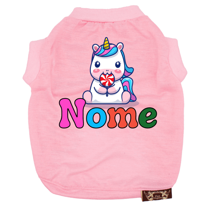 Camiseta Sweet Unicorn Rosa - Personalizada