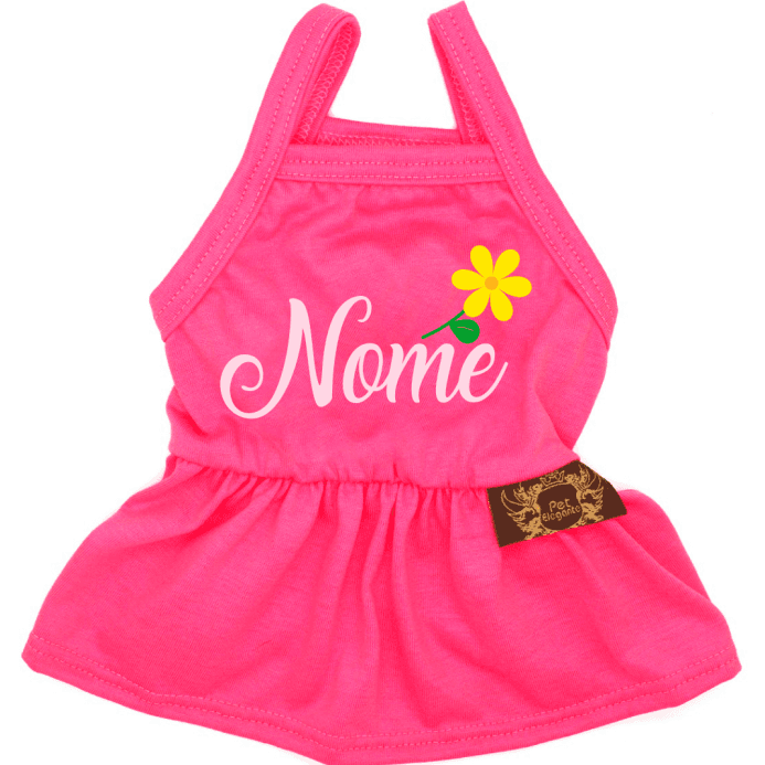 Vestido Bonequinha Florida - Pink