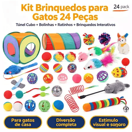 Túnel Kit 24 - Kit completo com 24 peças
