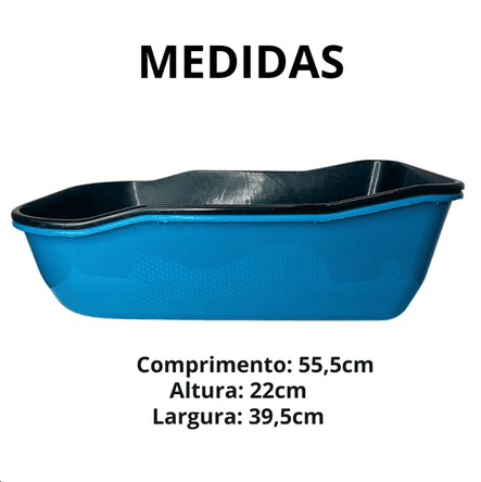 Caixa Furba - Medidas: 55,5 x 39,5 x 22 cm