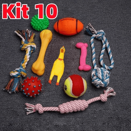 Kit Mordedores - Kit com 10 peças