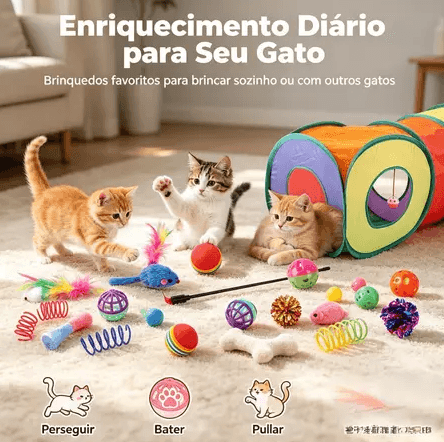 Túnel Kit 24 - Enriquecimento diário