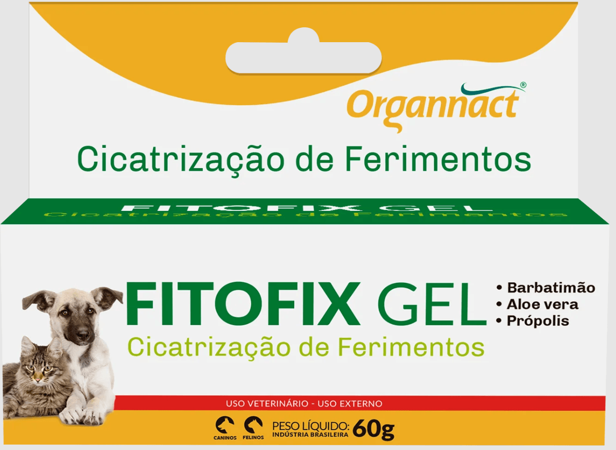 Fitofix Gel Organnact 60g - cicatrização de ferimentos