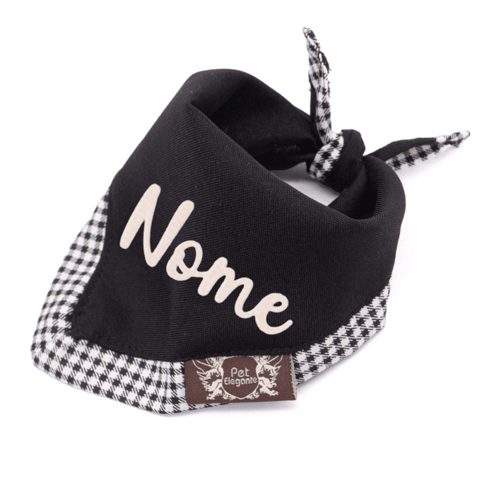 Bandana Bernardo - Personalizada - Preto