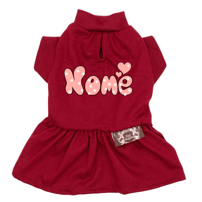 Vestido Love - Vinho